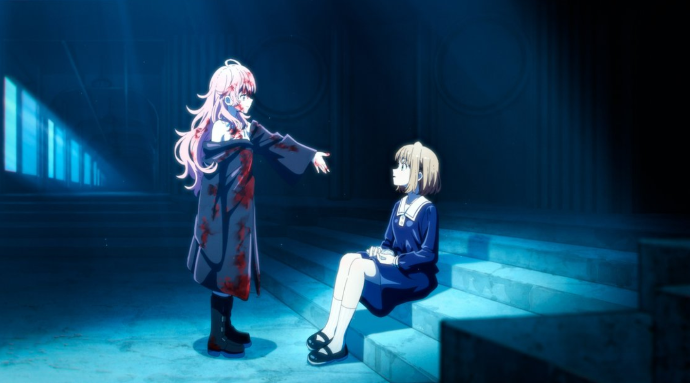 Kimi ga Shinu Made Koi wo Shitai main characters in a poignant scene